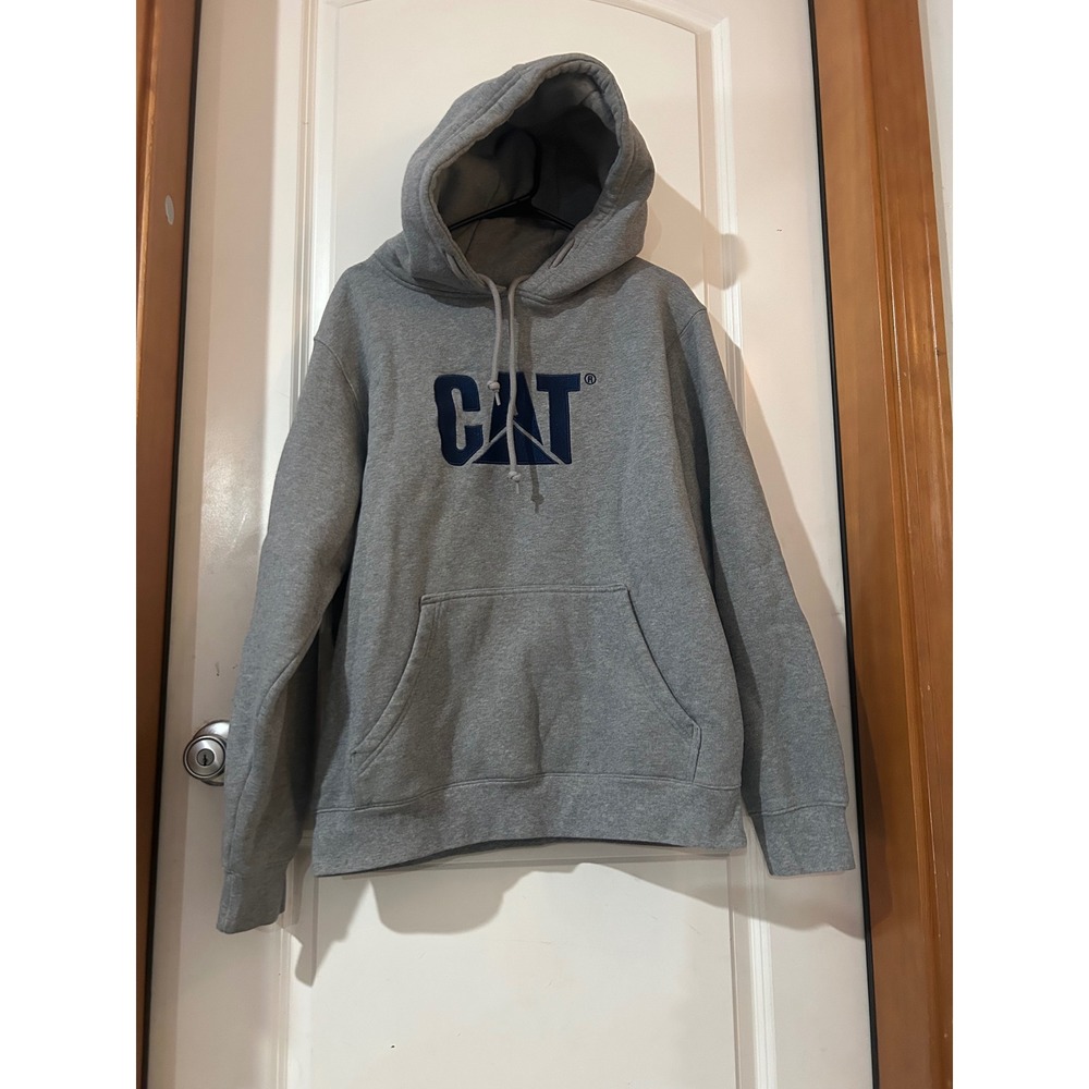 Men's CAT, caterpiller Large gray sweater